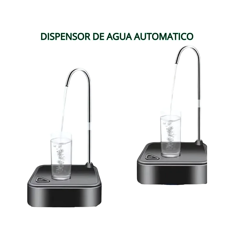 Dispensadores automáticos de agua para bidón sirviendo un vaso