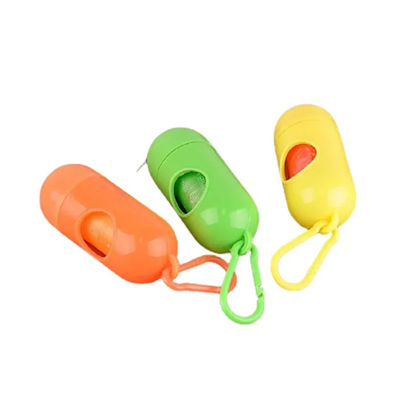 Dispensers de bolsas de colores para perros